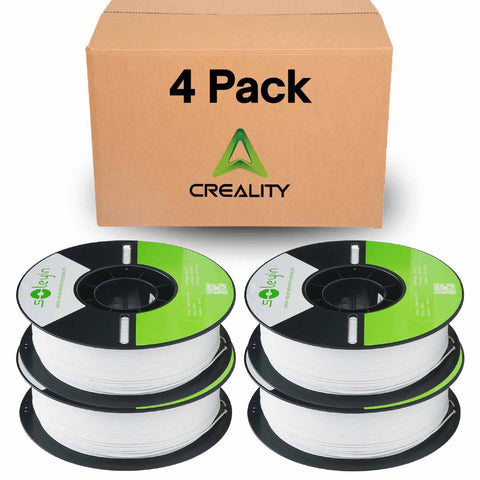 Creality Colorful Soleyin Ultra PLA 3D Printer Filament 1 75mm; White; 1kg Spool; High Speed 300mm s; Plus Minus 0 02mm Accuracy; Quick Cooling; for Ender K1; K1C; K2 Pro Plus - 3301010609
