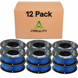 Creality 95A TPU Filament 12 Pack - 1.75mm - Flexible & Durable 3D Printing Filament, Elastic & Soft Thermoplastic Polyurethane, 1kg/2.2lbs Spool, High-Speed Printing, Compatible with FDM Printers - Blue