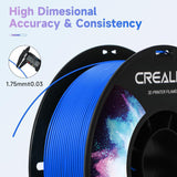 Creality 95A TPU Filament 1.75mm - Flexible & Durable 3D Printing Filament, Elastic & Soft Thermoplastic Polyurethane, 1kg/2.2lbs Spool, High-Speed Printing, Compatible with FDM Printers - Blue