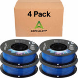 Creality 95A TPU Filament 4 Pack - 1.75mm - Flexible & Durable 3D Printing Filament, Elastic & Soft Thermoplastic Polyurethane, 1kg/2.2lbs Spool, High-Speed Printing, Compatible with FDM Printers - Blue