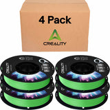 Creality 95A TPU Filament 4 Pack - 1.75mm - Flexible & Durable 3D Printing Filament, Elastic & Soft Thermoplastic Polyurethane, 1kg/2.2lbs Spool, High-Speed Printing, Compatible with FDM Printers - Green