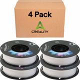 Creality 95A TPU Filament 4 Pack - 1.75mm - Flexible & Durable 3D Printing Filament, Elastic & Soft Thermoplastic Polyurethane, 1kg/2.2lbs Spool, High-Speed Printing, Compatible with FDM Printers - White