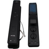 Dalton P90 Smart Lock - 3D Face & Finger Vein Recognition, Biometric Fingerprint, WiFi, PIN Code, IC Card, Key & App Access, Alexa/Google Compatible, Anti-Pry Alarm, Durable Aluminum Alloy - Black