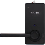 Dalton Z08 Smart Lock - Biometric Fingerprint, Bluetooth, RFID Card, PIN Code, Key Access, Auto Lock/Unlock, Anti-Tamper Alarm, Tuya-Compatible, Durable Aluminum Alloy - Black