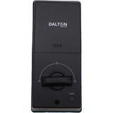 Dalton Z09 Smart Lock - Biometric Fingerprint, Bluetooth, PIN Code, Key Access, Auto Lock/Unlock, Anti-Tamper Security, Tuya-Compatible, Durable Zinc Alloy - Black