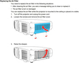 Jaspertronics™ Replacement Air Filter for the Epson QB1000 Projector