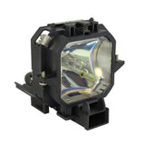 Jaspertronics™ Lamp & Housing for the Epson Powerlite-73 Projector w Original Philips Lamp Inside - 1 Year Warranty
