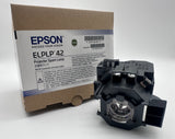 OEM ELP-LP42 Lamp & Housing for Epson Projectors - 1 Year Jaspertronics Full Support Warranty!