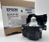 OEM ELP-LP42 Lamp & Housing for Epson Projectors - 1 Year Jaspertronics Full Support Warranty!