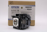 OEM V13H010L78 Lamp & Housing for Epson Projectors - 1 Year Jaspertronics Full Support Warranty!