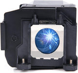 Jaspertronics™ Original Lamp & Housing for the Epson V11H653020 Projector - 1 Year Warranty