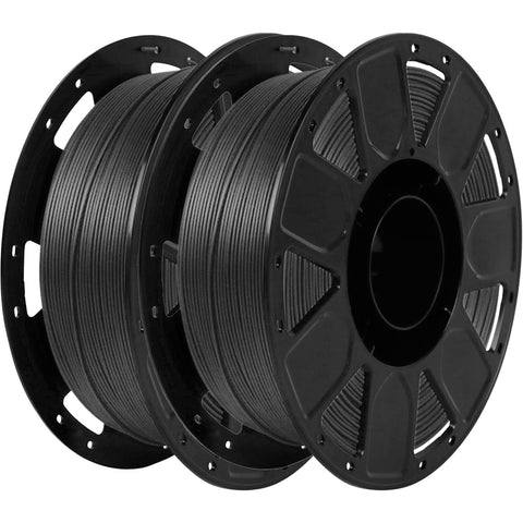 Creality Ender PLA Filament 1.75mm 2 Roll Bundle - Black - No-Tangle, Eco-Friendly, Strong Bonding, Universal 3D Printer Fit
