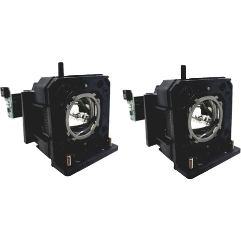 Jaspertronics™ OEM Lamp & Housing TwinPack for The Panasonic PT-DZ870LK Projector with Original High-Quality bulb inside - 240 Day Warranty