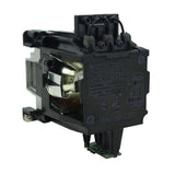 Jaspertronics™ Lamp & Housing QuadPack for the Panasonic PT-DZ21KU Projector w Original Panasonic Lamp Inside - 1 Year Warranty
