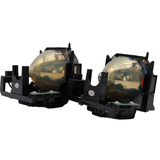 Jaspertronics™ Original ET-LAD60AW Lamp & Housing Twinpack for Panasonic Projectors - 1 Year Warranty