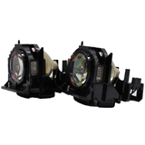 Jaspertronics™ Original ET-LAD60AW Lamp & Housing Twinpack for Panasonic Projectors - 1 Year Warranty
