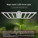 Jaspertronics™  Foldable & Dimmable 660W - 800W Cannabis LED Grow Light - Yield More!