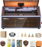Creality Falcon A1 10W Laser Engraver, 80W Powerful Output, Fully Enclosed, 600mm/s, HD Camera, Auto Material Recognition, Pre-Assembled, Class 1 Safety, for Wood, Metal, Acrylic, Crafts
