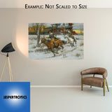Fast Guns and Faster Horses by Andy Thomas - Canvas Giclee Limited Edition Signed & Numbered 30 - 30 x 45