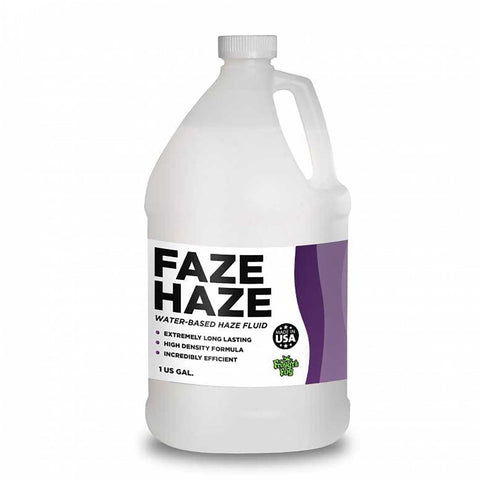 Froggy's Fog - DS-FH - Faze Haze - Professional Water Based Haze Juice - For Antari F - 1, F - 5, F - 7, Chauvet Professional AMHAZE 2 and Martin Compact Hazers - High Density - Machine Fluid
