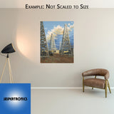 Field of Derricks by Andy Thomas - Canvas Limited Edition Signed & Numbered 350 - 16 x 20