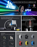 Creality CR-PLA Matte Filament 1.75mm - Eco-Friendly Cardboard Spool, Matte Black, 1kg/2.2lbs Spool, Dimensional Accuracy ≤0.03mm, Compatible with Creality and Most FDM Printers