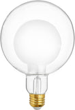 Jaspertronics™ G125 Frosted Decorative Dimmable Globe LED Edison Bulbs - 2700K Soft White, 7W (40W Equivalent), 400LM, E26 Base, CRI90, Energy-Efficient Accent Lighting for Indoor Use
