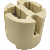 5 Pack of G22 Lamp Holder Socket - High-Temperature Ceramic Steatite Base, 3000W Max, 1000V, 20A, Nickel-Plated Copper Contacts, UL Recognized, Ideal for Halogen & Metal Halide Fixtures - No Leads
