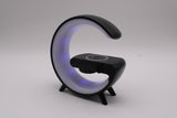 Jaspertronics™ G63 Smart 5-in-1 LED Bluetooth Speaker Alarm Clock - Sound Machine Wireless Charging Station - Black Edition