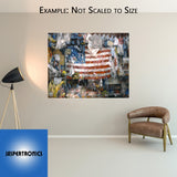 Gathering Around Old Glory by Andy Thomas - Paper Print Limited Edition - 20 x 23