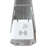 Jaspertronics™ 40W 254nm Germicidal High Bay UV-C Tube Light Fixture with Dual Lamps, Remote, & Safety Sensors
