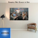 Grand Ol' Gang - Republican Presidents Playing Poker by Andy Thomas - Canvas Giclee Tribute Edition 2008 - 30 x 45