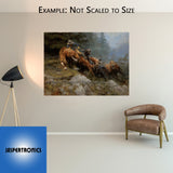 Grizzly Mountain by Andy Thomas - Canvas Giclee Limited Edition SN350 - 18 x 24