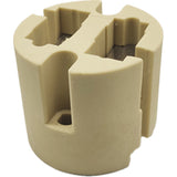 GY22 GX22 Lamp Holder Ceramic Socket - High-Temperature 10,000W, 500V, 20A, Pulse Rated 15kV, T350 Ceramic Lamp Base for Metal Halide & Hot-Restrike Lamps - 5 Pack