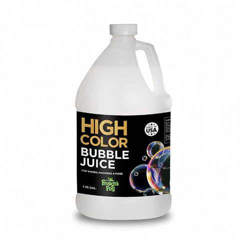 Froggy's Fog - BU-HC - HIGH COLOR Bubble Juice - Strong Long - Lasting Iridescent Brilliant - Machine Fluid