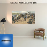 Hot Time in Fort Benton by Andy Thomas - Paper Limited Edition Signed & Numbered 500 - 20 x 32