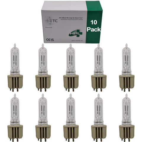 Ushio HPL 750W 120V+ 300HR Stage & Studio Lamp 10 Pack 750/120 - 1003144