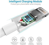 Jaspertronics™ Six Foot Long Length (2M) 8 Pin Connector to USB Charging Cable for Select Apple iPhone, iPad, and iPod Models