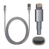 Jaspertronics™ Six Foot Long Length (2M) 8 Pin Connector to USB Charging Cable for Select Apple iPhone, iPad, and iPod Models