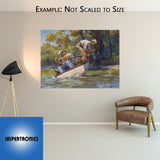 It's a Big One! by Andy Thomas - Canvas Open Edition - 12 x 16