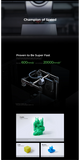 Creality K1C 3D Printer - 600mm/s High-Speed Printing, 220x220x250mm Build Volume, AI LiDAR & Camera, Auto-Leveling, 300°C High-Temp Nozzle, Carbon Fiber Filament Support