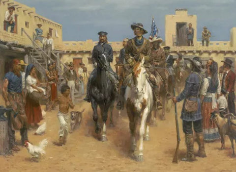 Kit Carson by Andy Thomas - Canvas Giclee Limited Edition Artist Proof 50 - 18 x 24