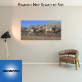 La Mestenera by Andy Thomas - Canvas Giclee Limited Edition Signed & Numbered 95 - 24 x 48