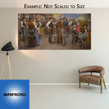 Look Who's Here | Hollywood | Movie Stars by Andy Thomas - Canvas Giclee Limited Edition SN200 - 24 x 48