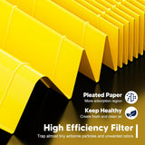 Air Purifier Pleated Paper Activated Carbon Filter for the LEVOIT Vital 200S/Vital 200S-P - 2 Pack