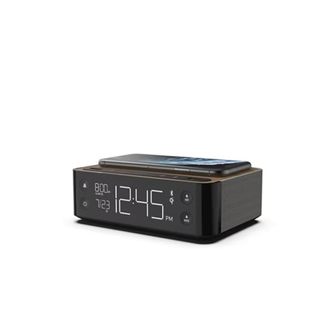 Nonstop Station A NSA3-WFB; Hotel Alarm Clock; Qi 10W Wireless Charging; Bluetooth Speaker; USB C 18W