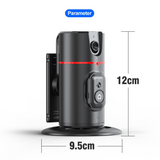 Jaspertronics™ Auto Face Tracking Tripod 360° Rotating Auto Tracking Phone Stand, No App, Phone Camera Stand with Remote and Gesture Control, Rechargeable Smart Shooting Stand for Live Video Recording Tiktok (P02)
