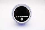 Jaspertronics™ P12 Round Digital Alarm Clock Portable Bluetooth Speaker Dimmable LED Light FM Radio with Timer Function