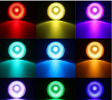 Jaspertronics™ PAR38 30W Color Changing LED Floodlight Smart Light Bulb with Voice Control or IR Remote Control. E26/E27 Base perfect for Lawn, Landscape, and Parties!