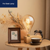 Jaspertronics™ LED Large Decorative Pendant Light Bulbs 60W Equivalent, Dimmable LED Oversized Bulbs with Amber Glass, 2000K Warm White, 7W, 600LM, E26 Base, PS160/PS52